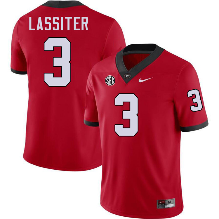 Kamari Lassiter Georgia Jersey,University Of Georgia Bulldogs Football Jersey,Uniforms,Gears-Red